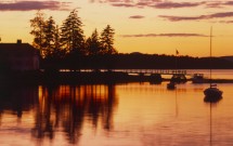 Gilkey Harbor sunset, Islesboro, Maine