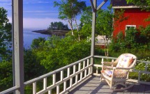 Rocking chair on Harry Mills porch