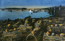 Lobster pots at Grindle Point