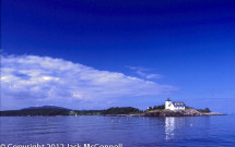 Indian Island Light in distance, Rockport