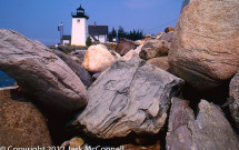 Rocks in front of Grindle Point Light, Islesboro