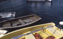 Rowboats at Islesboro town dock