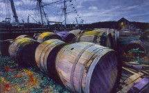 Mystic Seaport barrels