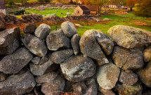 Stonington stone wall